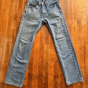 Levi's 505 Men's Straight Blue Jeans